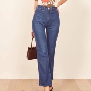 Reformation Willow Jean wash in indigo